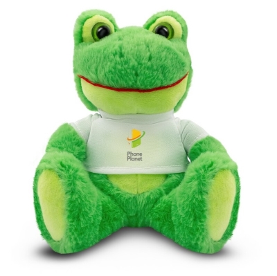 Teddy Frog with a White T-shirt for Printing